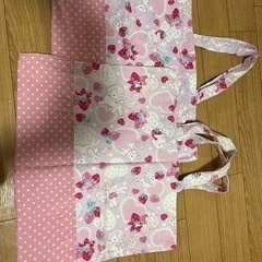 通園カバン、布団カバンなどの画像