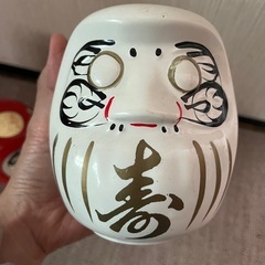 紅白だるま　二体セットの画像