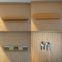 壁に付けられる家具 無印良品の画像