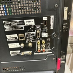 A 2508-564 Panasonic VIERA TH-L32X3-K 32型 2011年製 地上波のみ動作確認済み リモコン付き バラ売り不可 キズ汚れ有りの画像
