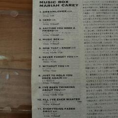 【無料】CD マライアキャリー MUSIC BOXの画像