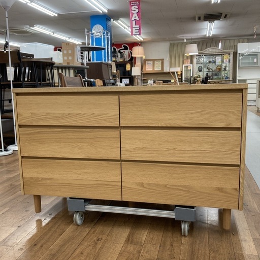 S252 ⭐ 一生紀 ISSEIKI ローチェスト muse-2 lc 120 幅120cm USED 綺麗