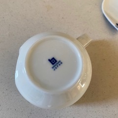 白山陶器　割れた　コーヒーカップ　金継ぎの画像