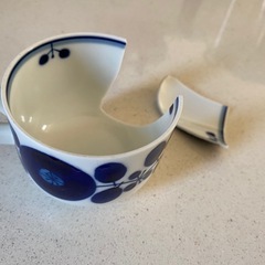 白山陶器　割れた　コーヒーカップ　金継ぎの画像