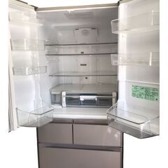 【直接引取歓迎！】HITACHI 日立 ノンフロン冷凍冷蔵庫 R-G4800F 動作確認済 475L 冷蔵庫 6ドア 2016年製（埼玉県川越市）の画像