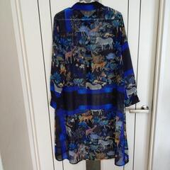 KAFUU  マニマル柄シアーシャツ　シアーロングシャツの画像