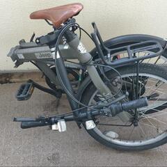 ジープ　折り畳み自転車　オリーブ　20インチ　６段ギア　譲渡証明書付き　横浜市　手渡し　ミニベロの画像