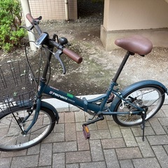 譲渡先が決定致しました。ご応募頂きありがとうございました。折りたたみ自転車の画像