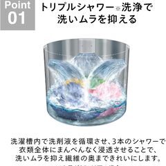 3か月間保証☆配達有り！25000円(税込）未開封 ツインバード 5.5㎏ 全自動 洗濯機 2023年製以降発売モデルの画像