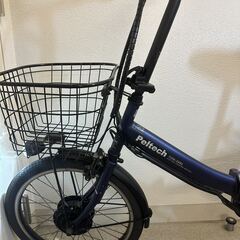 『配送可』最新型ＰＥＬＴＥＣＨ ペルテック ＴＤＮ－２０６Ｌ 折りたたみ電動アシスト自転車の画像