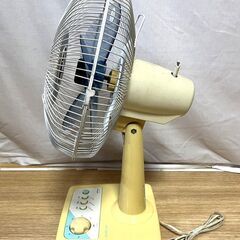 【B166】MORITA/モリタ/FAN TERIOR/扇風機/MF-A30DT/強ボタン故障/30㎝/レトロ扇風機の画像
