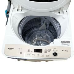 【ドリーム池田店】◎ジモティー割対象品◎シャープ　6kg洗濯機　ES-GE6F　2022年製　給水ホース付き　IKX-503の画像