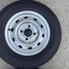 新品タイヤ 2025年製 ヨコハマ SUPER VAN 145/80R12 80/78N LT ハイゼット スチールホイール 12インチ 4J-12 +40 100-4Hの画像