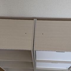 ニトリカラーボックス×3個　ボックス×2個の画像