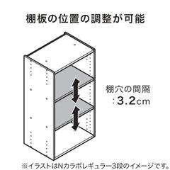 ニトリカラーボックス×3個　ボックス×2個の画像