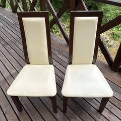 ダイニングテーブルセット（椅子2脚付き）の画像
