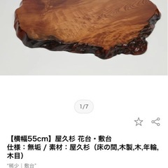 屋久杉花台の画像