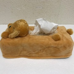 ティッシュカバー　犬の画像