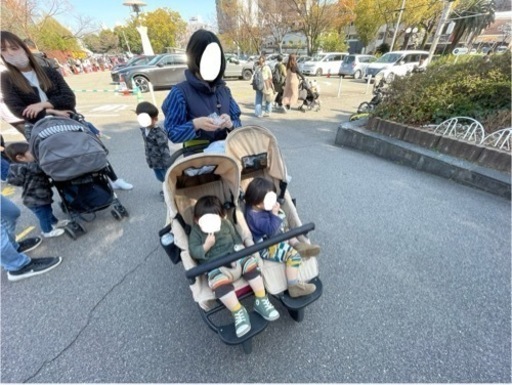 【8月中引き渡し希望】エアバギー　双子　ベビーカー　格安