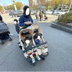 【8月中引き渡し希望】エアバギー　双子　ベビーカー　格安の画像