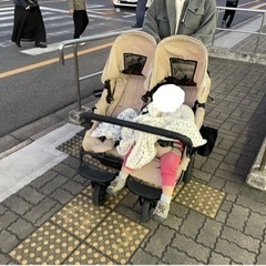 【8月中引き渡し希望】エアバギー　双子　ベビーカー　格安の画像