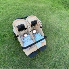 【8月中引き渡し希望】エアバギー　双子　ベビーカー　格安の画像