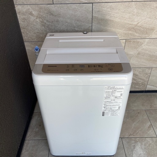 美品Panasonic全自動洗濯機5㎏ 洗濯機NA-F50B13 (QR) 布袋の生活