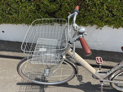 NORNO自転車 27型 6段ギア/グレージュ色