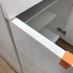 ★リユースのサカイ春日部店★KJ11353 ニトリ レンジ台 ホワイト H83×W100×D41 クリーニング済みの画像