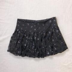 ミニ⭐︎バルーンスカート ⭐︎ドット⭐︎スパンコール ⭐︎ブラックの画像