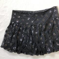 ミニ⭐︎バルーンスカート ⭐︎ドット⭐︎スパンコール ⭐︎ブラックの画像
