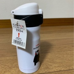新品未使用品　くまモン水筒　330mlの画像