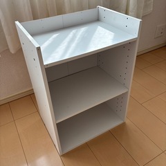 収納棚　カラーボックス　ホワイトの画像