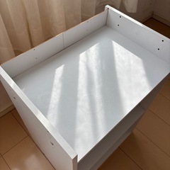 収納棚　カラーボックス　ホワイトの画像