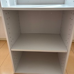 収納棚　カラーボックス　ホワイトの画像