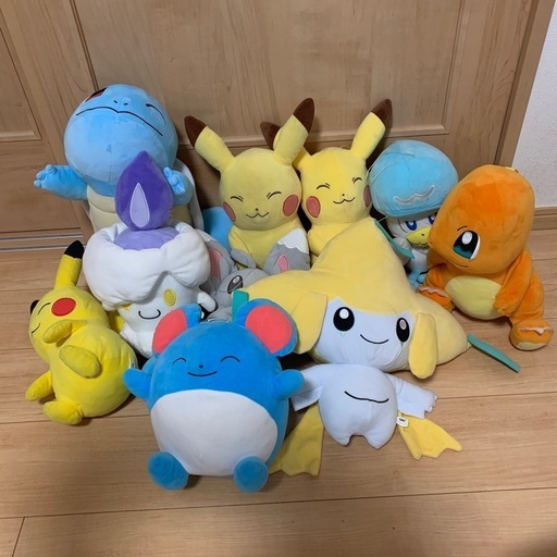 ポケモンぬいぐるみまとめ売りセット ポケモン ぬいぐるみ Sサイズ | トゲピー ピチュー 岩石
