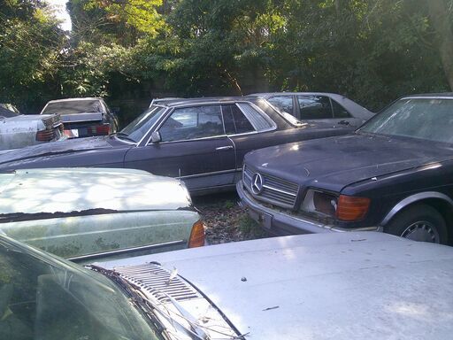 オールドMベンツ107-450,SLC.50-126,SECリサイクル部品取り車両販売