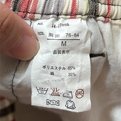 メンズMサイズ チェック柄 ハーフパンツの画像