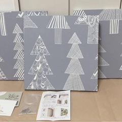 ファブリックパネル marimekko マリメッコ KUUSIKOSSA（BLWの画像