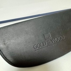 GOLD & WOOD ウッドフレームサングラス ケース付きの画像