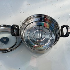 ステンレススチール蒸し器 の画像