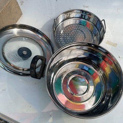 ステンレススチール蒸し器 の画像