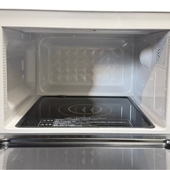 ◯美品 2024年製 ヘルツフリー電子レンジ フラットテーブル ハイアール Haier 単機能 ワイド庫内 18L KS-MW22F18 中古品■ジモティ姫路の画像