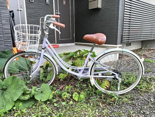 ブリジストン 子供用 自転車 24インチ パープル (みや) 富良野の