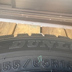 新品未使用　4本タイヤ福岡山口熊本周辺の方タイミングがあえば無料にて宅配します。ダンロップ　スペアタイヤ　の画像
