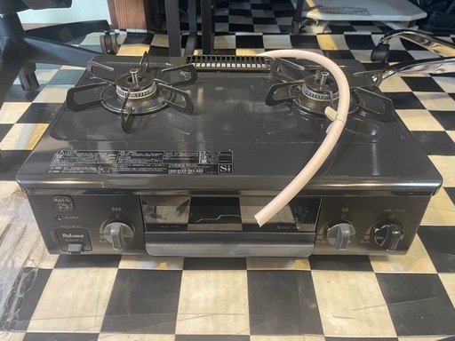 【リサイクルサービス八光】2023年製　パロマ　IC-S37K-2L ガスコンロ　都市ガス用　左強火