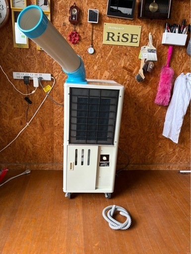 H2005 業務用スポットクーラー　在庫2 キャスター付き　ナカトミ　2018年製SAC-407N クーラー　ポータブル　工事不要