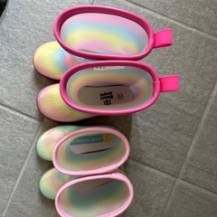 キッズ用長靴2足(16cm・17cm)の画像
