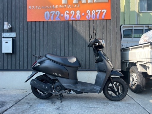 ★6万円 レッツ　スズキ　CA4AA 原付　スクーター　インジェクション　 セル1 実動車