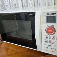 2018年製シャープ製電子レンジの画像